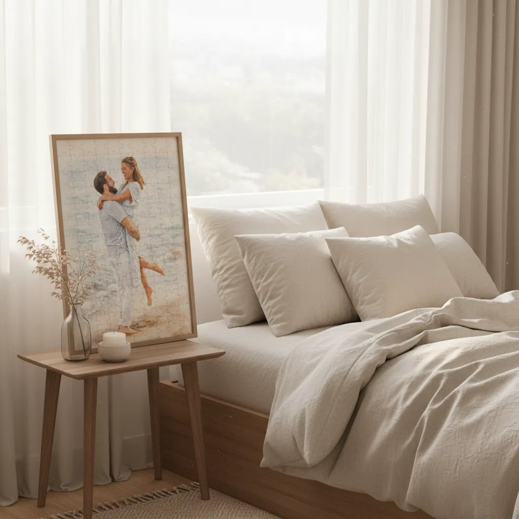 Personalisiertes Paar Foto Puzzle – Romantisches Geschenk